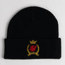 SikSilk - Black Crest Beanie Hat