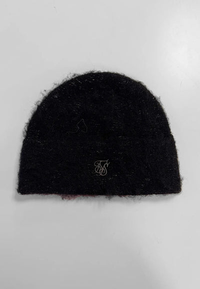 SikSilk - Black Knitted Beanie