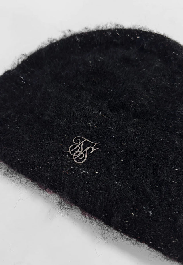 SikSilk - Black Knitted Beanie