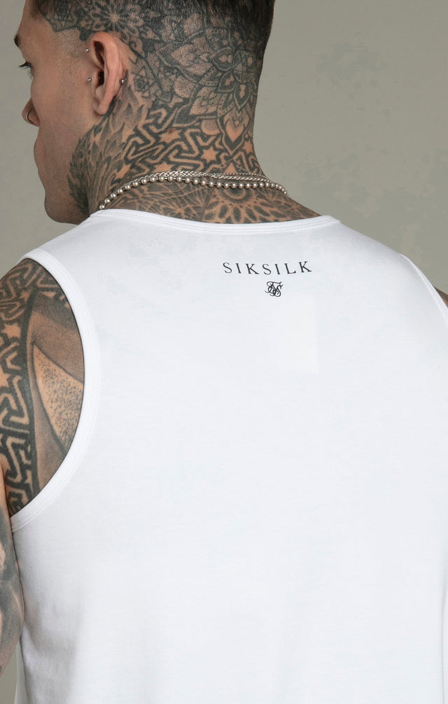SikSilk - White Vest