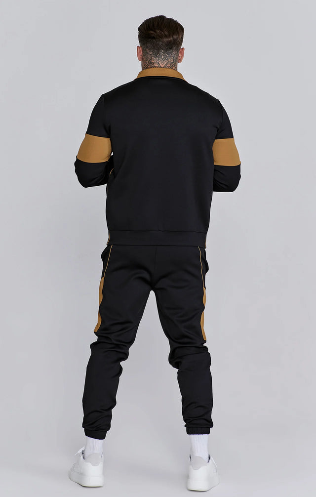 SikSilk - Black Muscle Fit Joggers