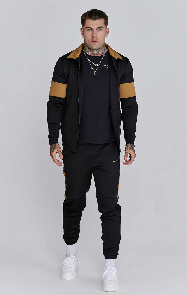 SikSilk - Black Track Top