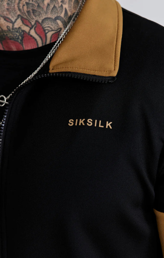 SikSilk - Black Track Top