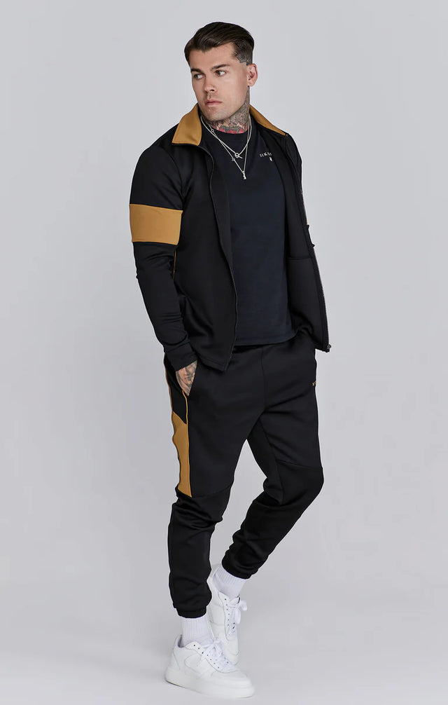 SikSilk - Black Track Top