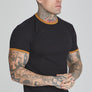 SikSilk - Black Ringer T-Shirt