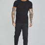 SikSilk - Black Ringer T-Shirt