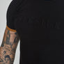 SikSilk - Black Ringer T-Shirt