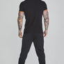 SikSilk - Black Ringer T-Shirt