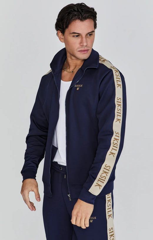 SikSilk - Navy Track Top