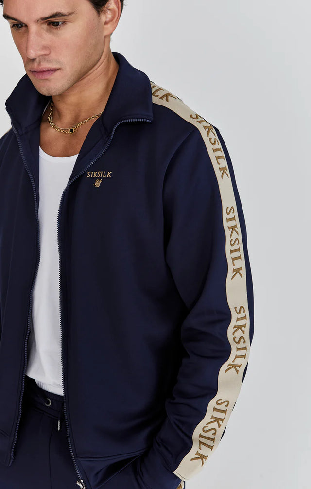 SikSilk - Navy Track Top