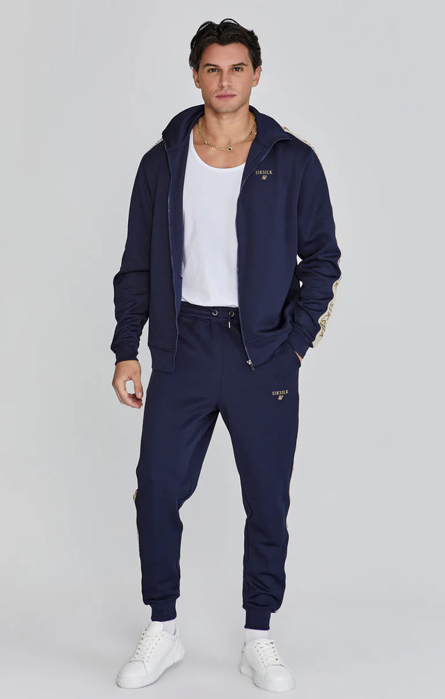 SikSilk - Navy Track Top