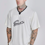 SikSilk - Ecru Football T-Shirt
