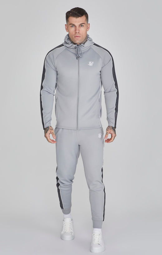 SikSilk - Grey Hoodie and Joggers Set
