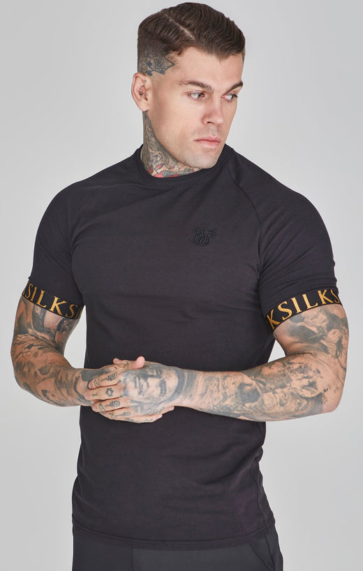 SikSilk - Black Tech T-Shirt
