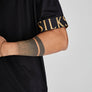 SikSilk - Black Dynamic Bowling Shirt