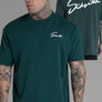 SikSilk - Green Script T-Shirt