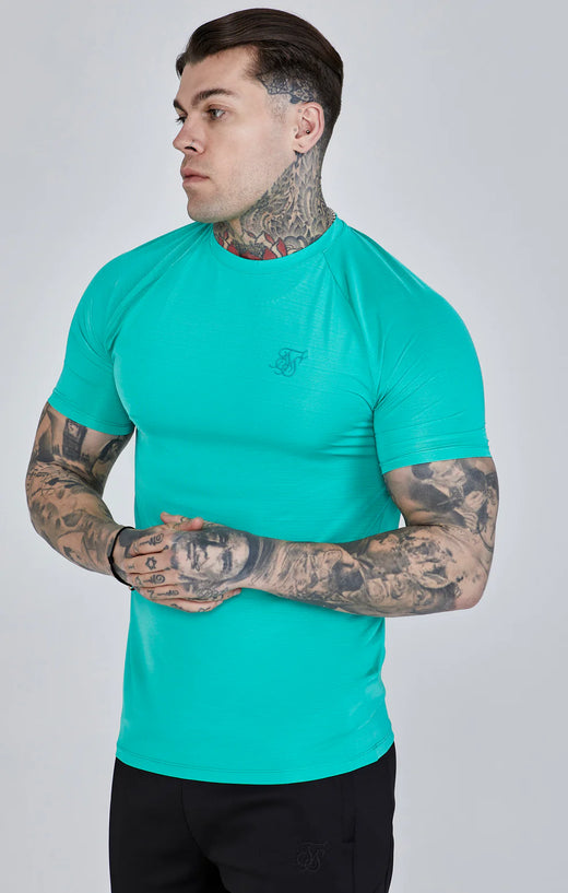 SikSilk - Muscle Fit T-Shirt - Green