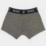 SikSilk - Grey Pack Of 3 Boxers