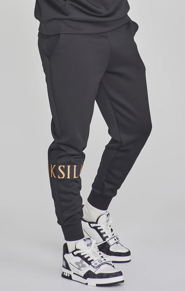 SikSilk - Black Dynamic Joggers