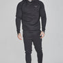 SikSilk - Black Essentials Poly Hoodie