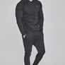 SikSilk - Black Essentials Poly Hoodie