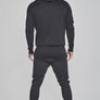 SikSilk - Black Essentials Poly Hoodie