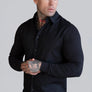 SikSilk - Black Essentials Long Sleeve Shirt