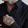 SikSilk - Black Essentials Long Sleeve Shirt