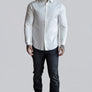 SikSilk - White Essentials Long Sleeve Shirt