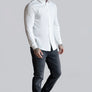 SikSilk - White Essentials Long Sleeve Shirt