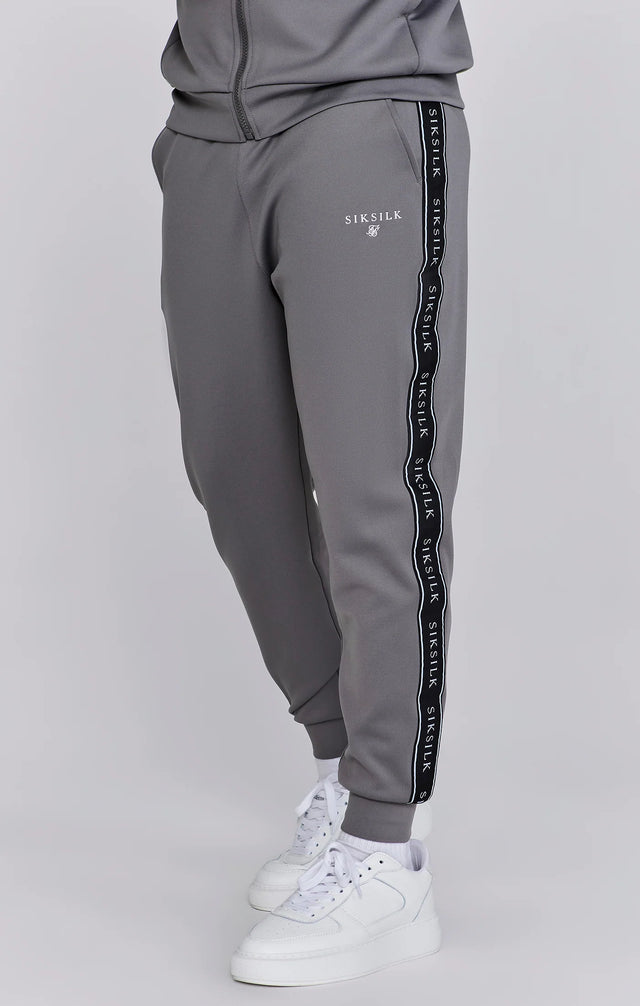 SikSilk - Grey Hoodie and Joggers Set