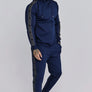 SikSilk - Navy Hoodie and Joggers Set