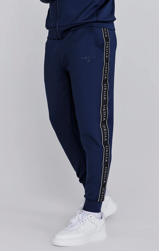 SikSilk - Navy Hoodie and Joggers Set