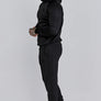 SikSilk - Black Hoodie and Joggers Set