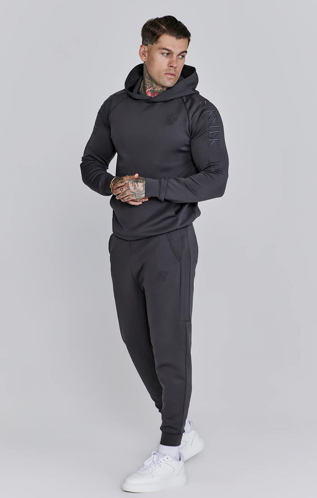 SikSilk - Grey Hoodie and Joggers Set