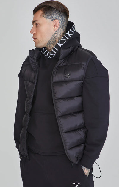 SikSilk - Black Gilet