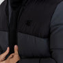 SikSilk - Black Reflective Puffer Jacket