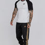 SikSilk - White Black Tech T-Shirt