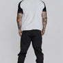 SikSilk - White Black Tech T-Shirt