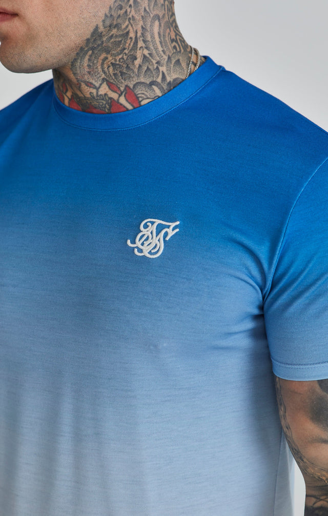 SikSilk - Blue White Fade T-Shirt