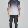 SikSilk - Black White Fade T-Shirt