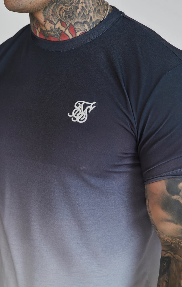 SikSilk - Black White Fade T-Shirt