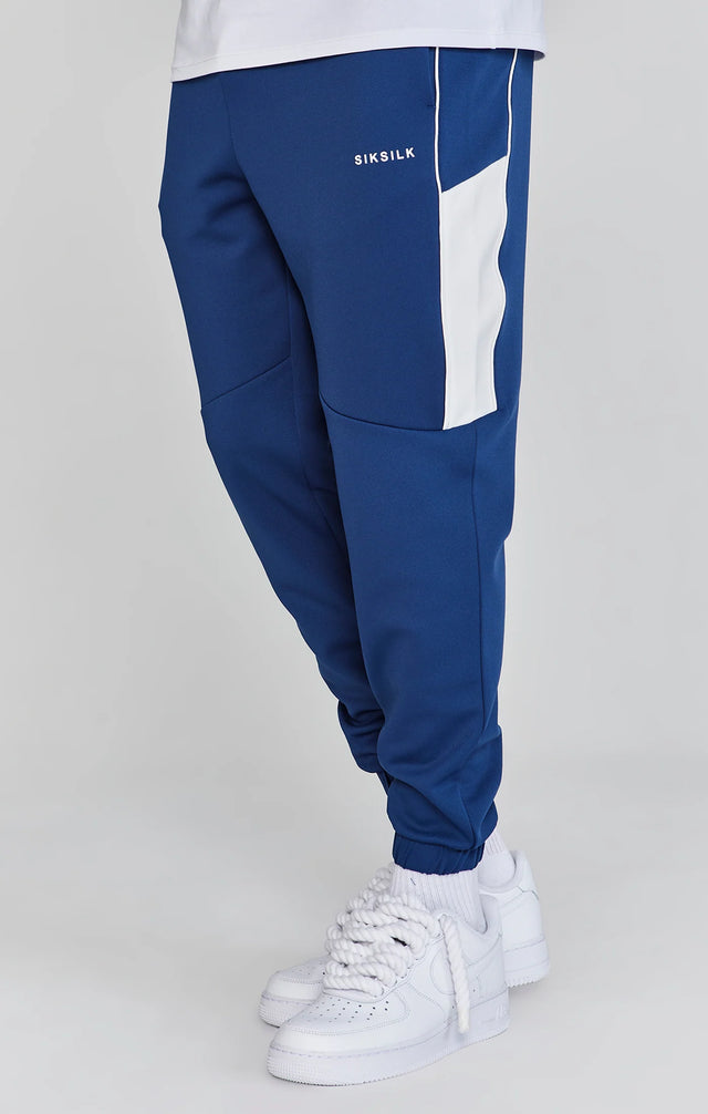 SikSilk - Navy Muscle Fit Joggers