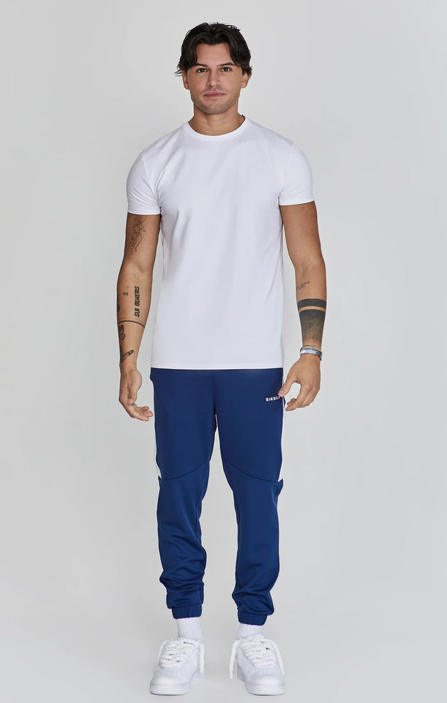 SikSilk - Navy Muscle Fit Joggers