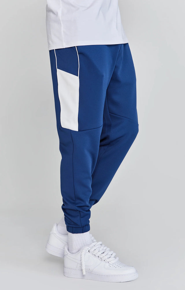 SikSilk - Navy Muscle Fit Joggers