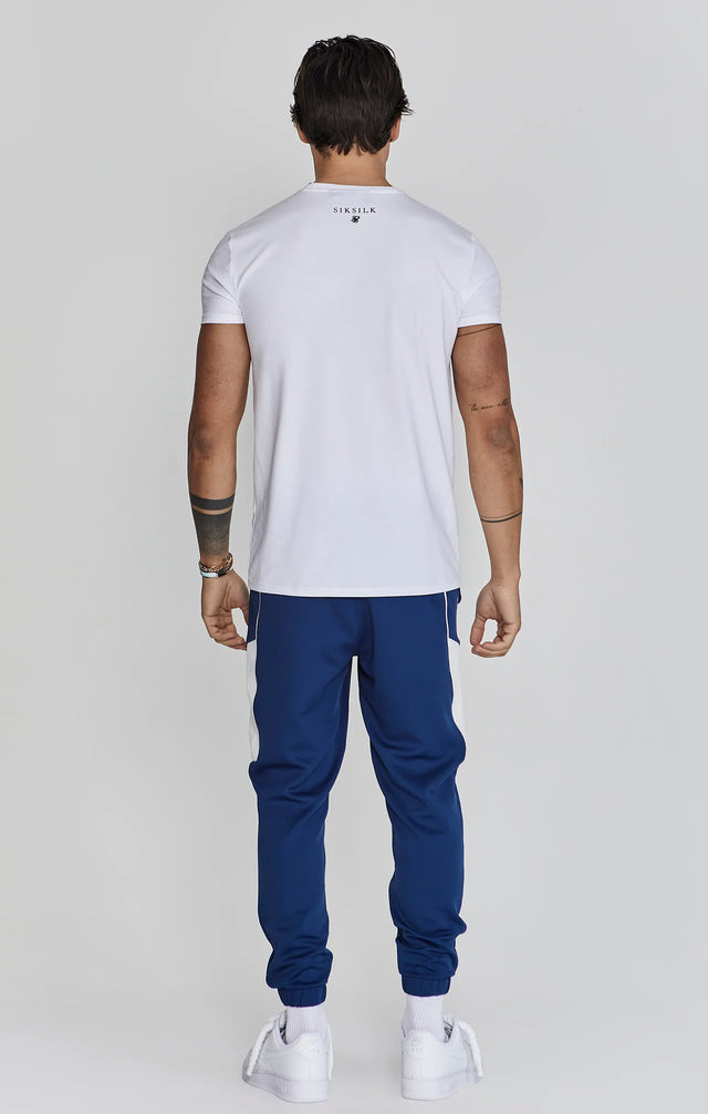 SikSilk - Navy Muscle Fit Joggers