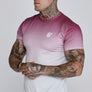 SikSilk - Red White Fade T-Shirt