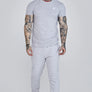 SikSilk - Grey Marl Essentials Joggers