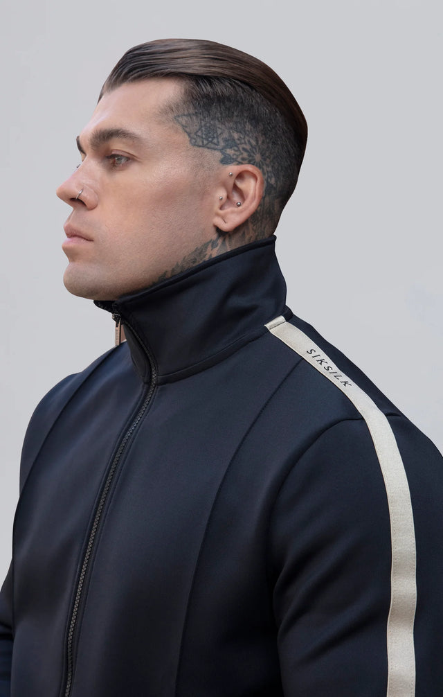 SikSilk - Black Track Top