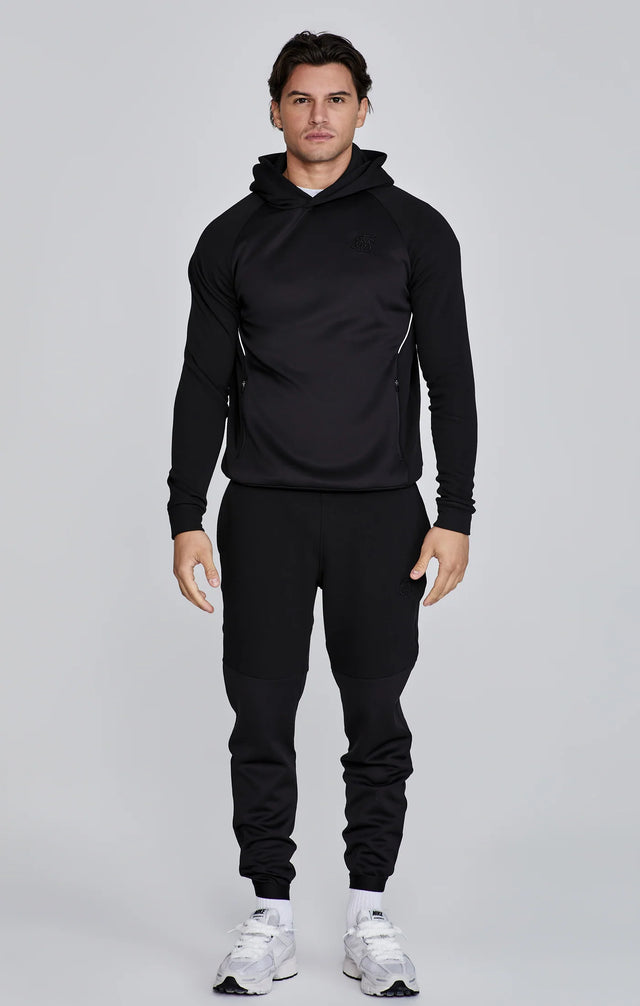 SikSilk - Black Pullover Hoodie